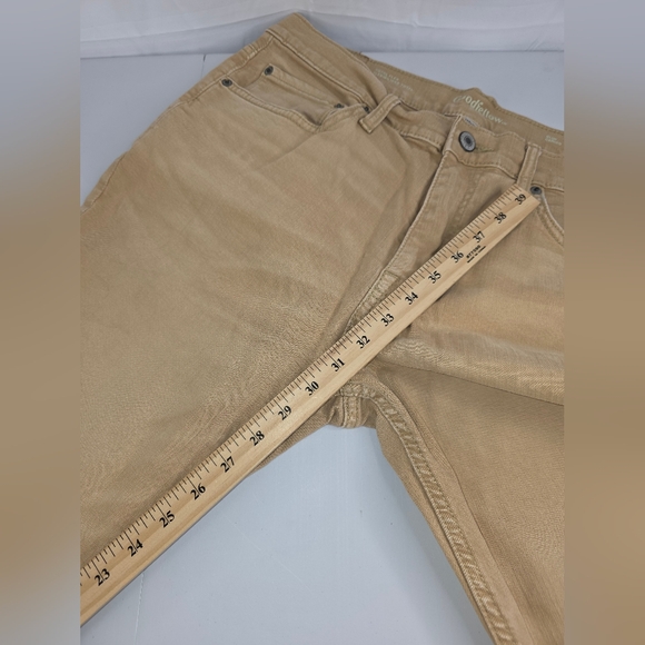 Goodfellow & Co Men's Total Flex Slim Jeans Tan Size 34x32 I-3316 - Picture 5 of 11